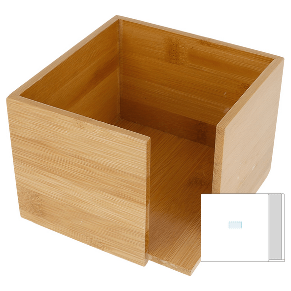 Porta-Guardanapos C/ abertura no canto em Bambú